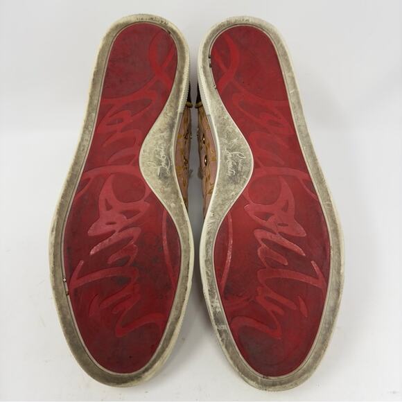 Christian Louboutin Bip Bip High Top Sneakers Shoes - Picture 12 of 12